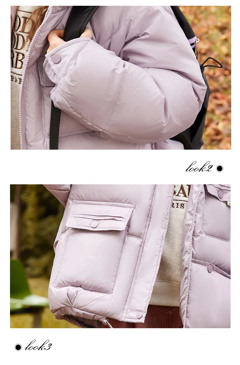 UNITIM 2026 Winter Down Jacket For Girl 90% White Duck Down Hooded Thick Warm Teenage Girl Outwear Coat 5-16 Years Kids Parkas