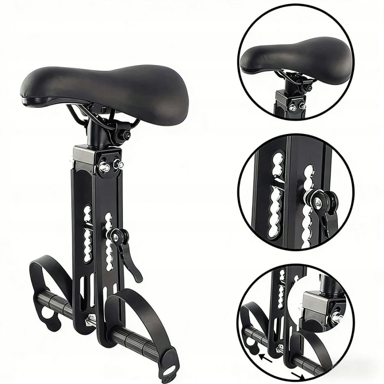 Quick Release Front Child Bike Seat for Mountain Bike – 2-5 Years Detachable Kids Carrier, Top Tube Mount, 22.5kg Capacity