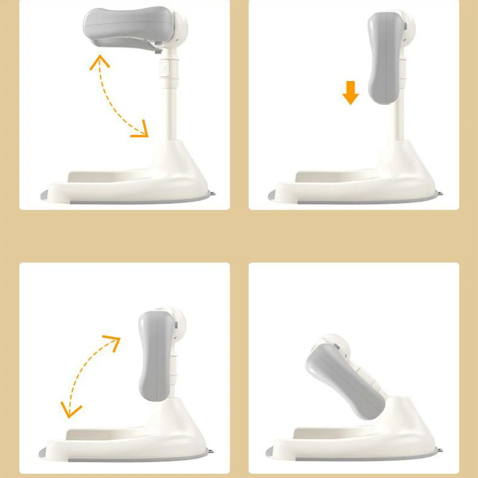 Baby Standing Shower Stand Foldable Bathing Device Baby Bath Stand Support Adjustable Household Bath Rack for Kids Boys Girls
