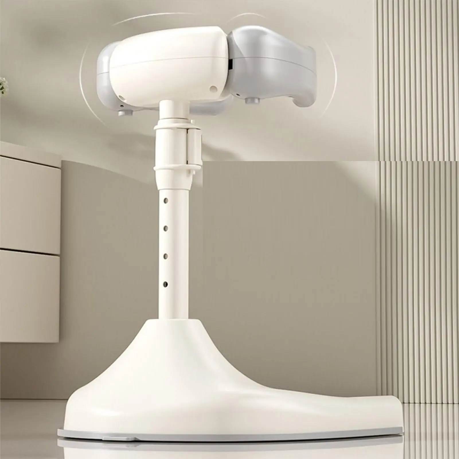 Baby Standing Shower Stand Foldable Bathing Device Baby Bath Stand Support Adjustable Household Bath Rack for Kids Boys Girls
