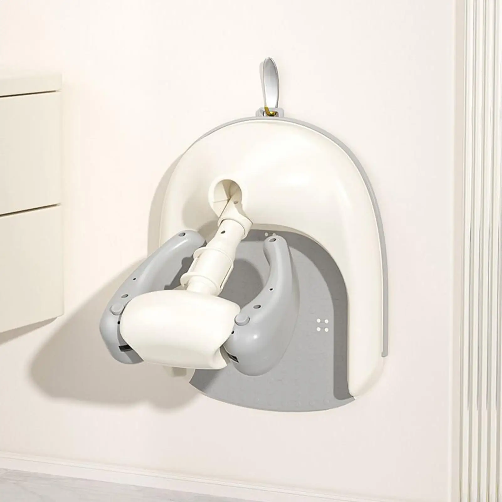Baby Standing Shower Stand Foldable Bathing Device Baby Bath Stand Support Adjustable Household Bath Rack for Kids Boys Girls