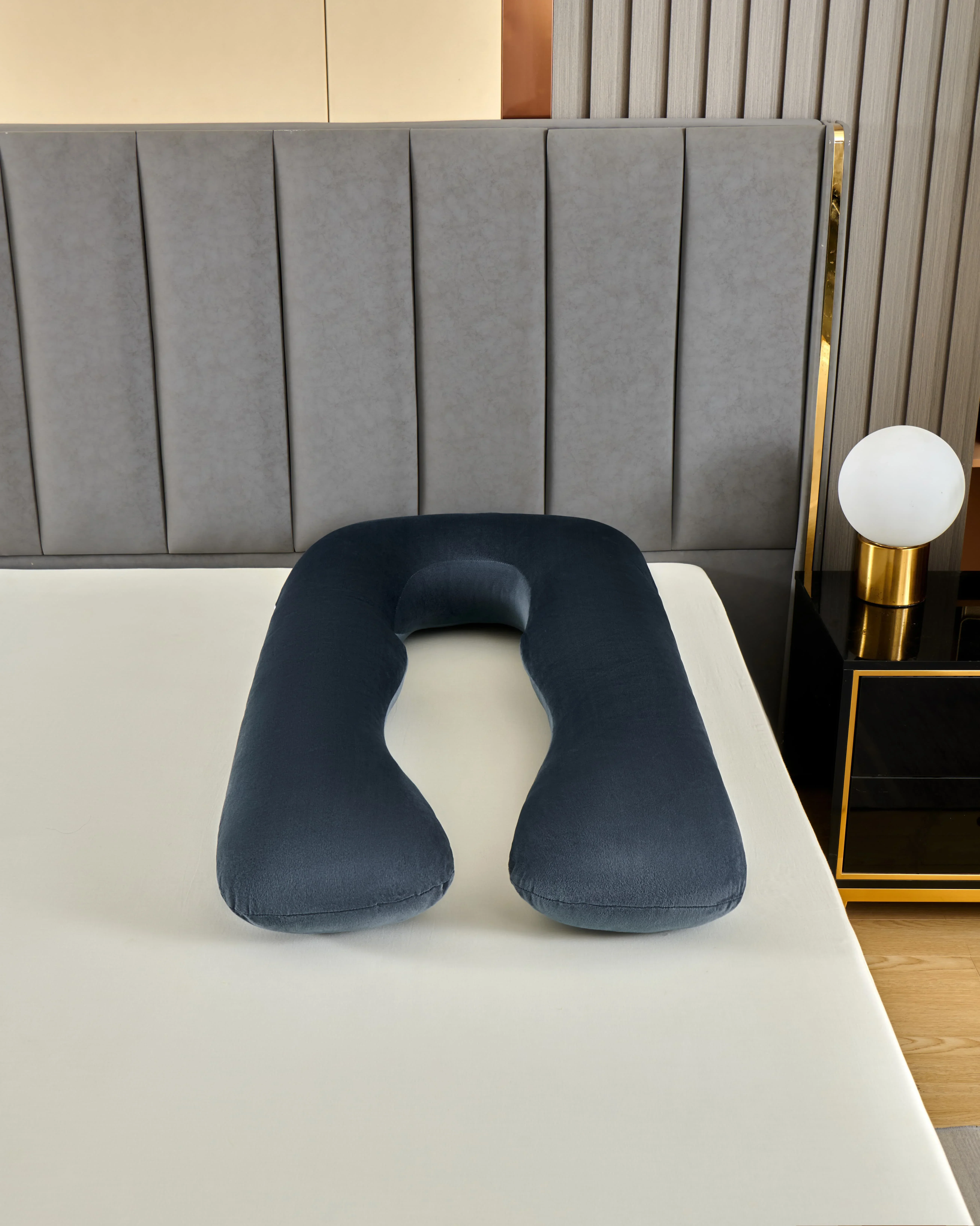 U Shaped Pregnancy Pillow Full Body Maternity Support Cushion Soft Fleece For Side Sleepers Lumbar Abdominal Back Sleeping Support
