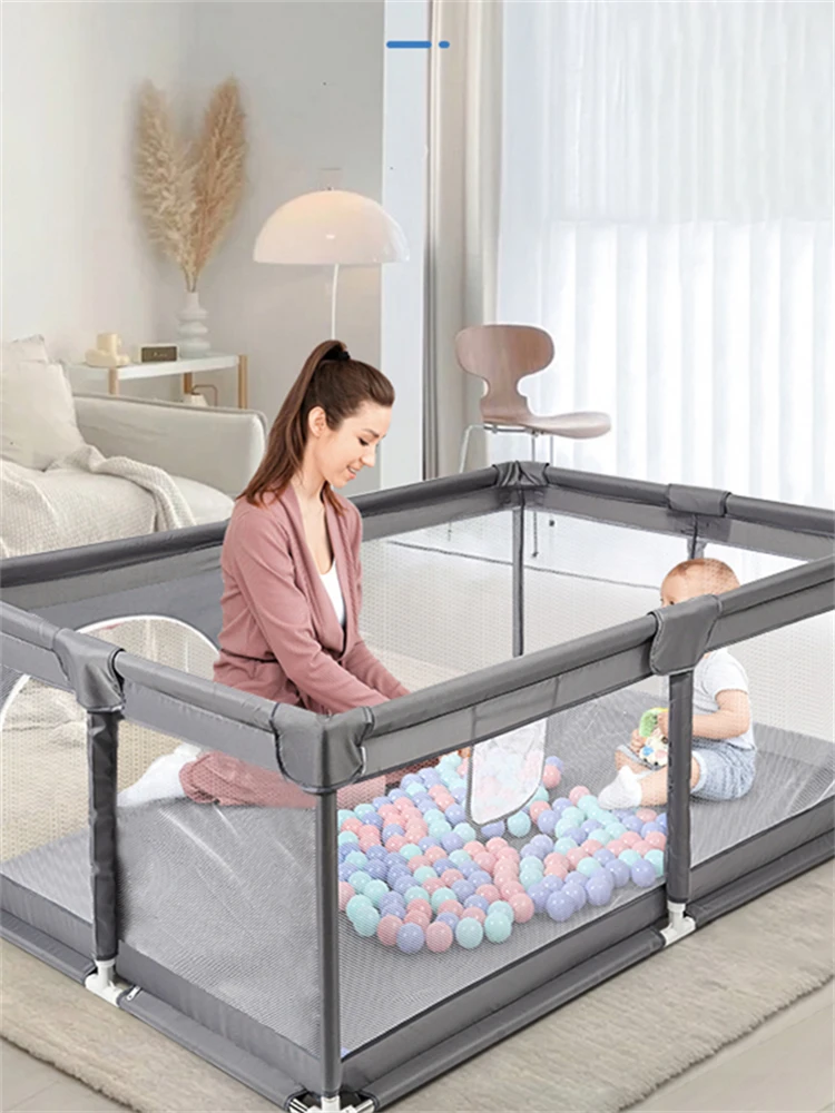 Children's Playpen Multifunctional Baby Playpen Playground for Babies Kids' Fence with Gifts Multiple Modes Fence for Small to Large
