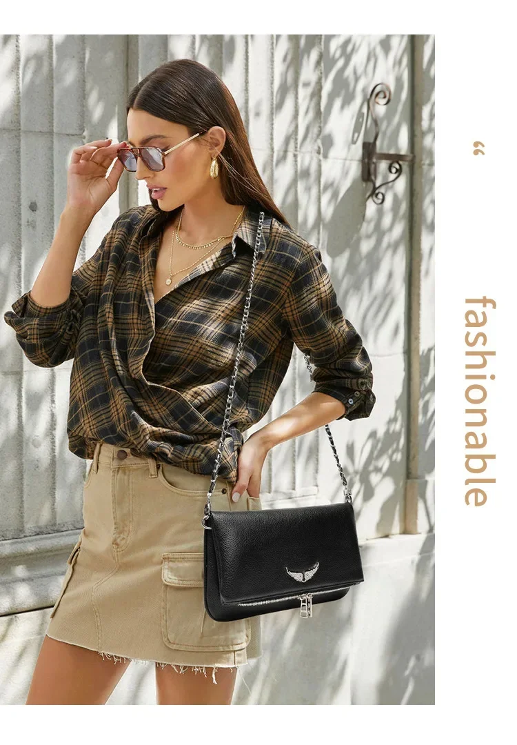 Wing Mini Square Bag for Women, 2026 Fashion Underarm Shoulder & Crossbody Bag, Cute Small Purse, Versatile Chic Handbag