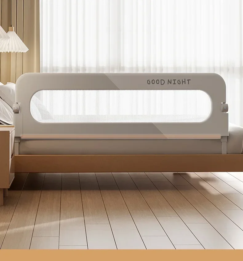 Single-Sided Liftable  Baby Bed Rail Guard 47"59"70"78"  Kids Bed Side Rails for Twin, Full, Queen Bunk Size Bed Swing Down Bed rail for Toddlers,Need to Screw Installation