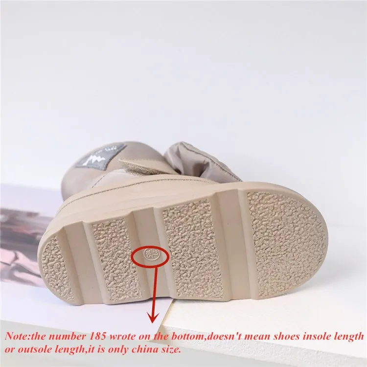 Children's Snow Boots 2024 New Winter Kids Shoes Butterfly-knot Waterproof Warm Plush Fashion Princess Girls Boots EU 22-37