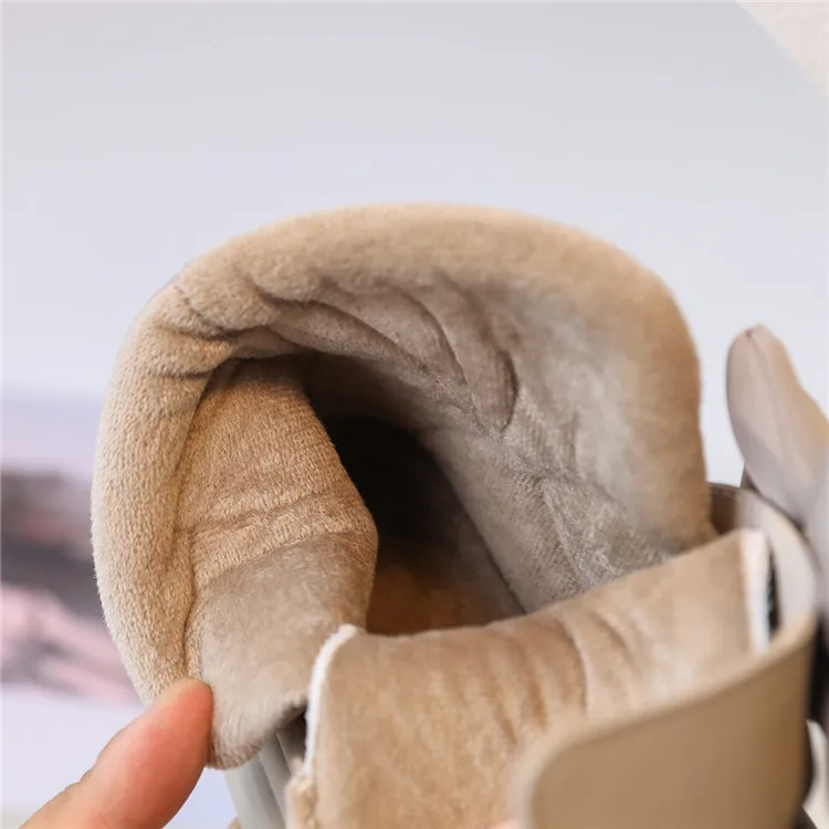 Children's Snow Boots 2024 New Winter Kids Shoes Butterfly-knot Waterproof Warm Plush Fashion Princess Girls Boots EU 22-37
