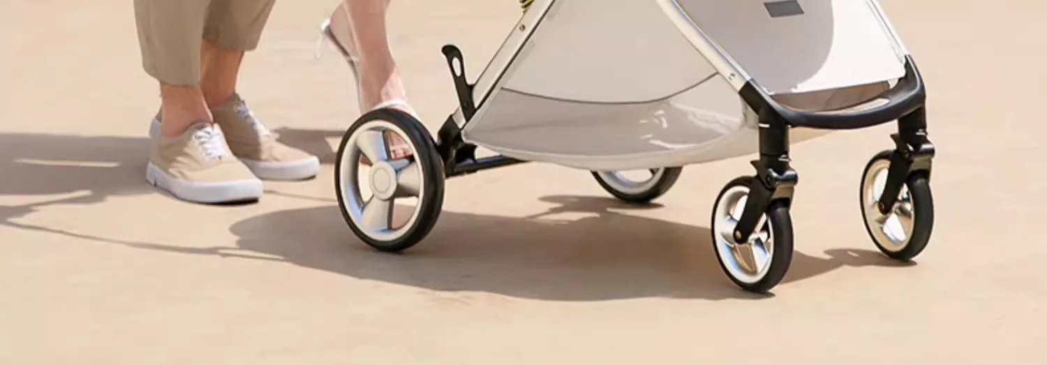 2025 New Lightweight Baby Stroller High View Baby Stroller,foldable,two-way Seat,with Mosquito Net Shock-absorbing Baby Stroller