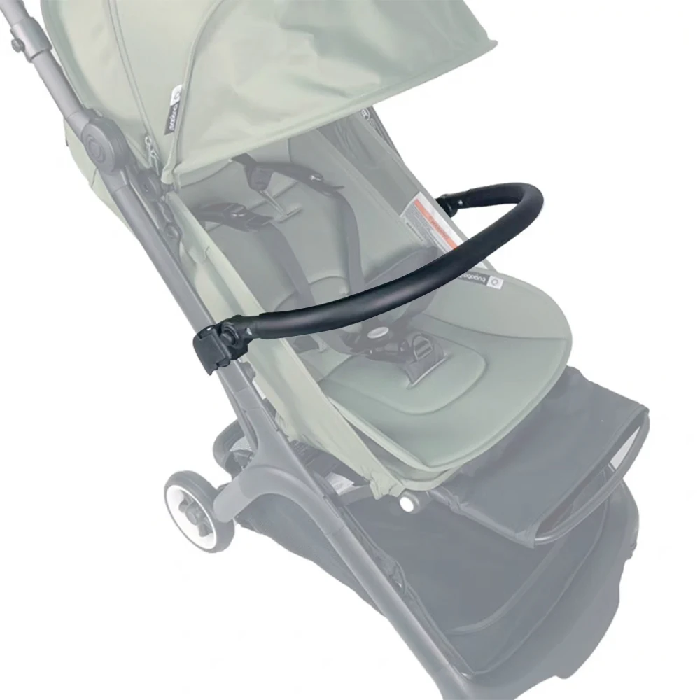 Stroller Armrest For Bugaboo Butterfly Buggy Bumper Bar with Leather Cover Adjustable Foldable Baby Replacement Accessories