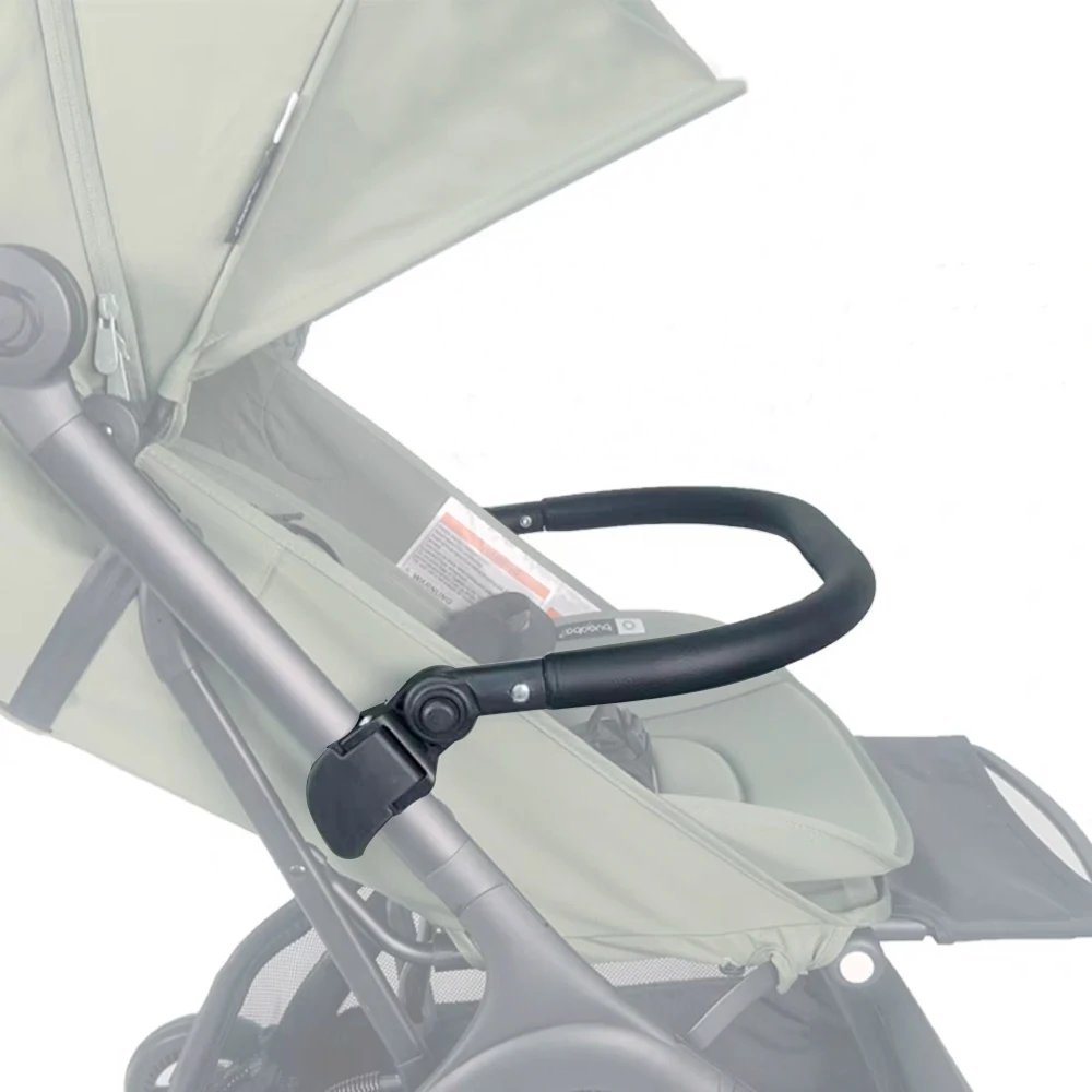 Stroller Armrest For Bugaboo Butterfly Buggy Bumper Bar with Leather Cover Adjustable Foldable Baby Replacement Accessories
