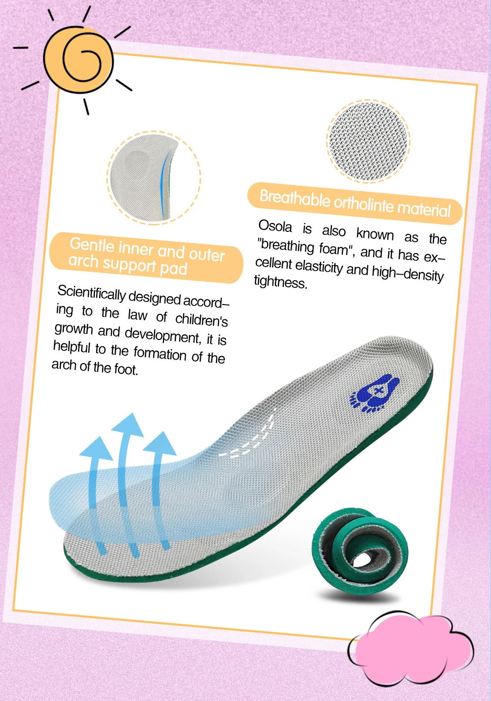 Ortoluckland Kids Shoes Girl Child White Sneakers Toddler Orthopedic Tipsietoes Running Footwear Kindergarten Baby Bootie 4Year