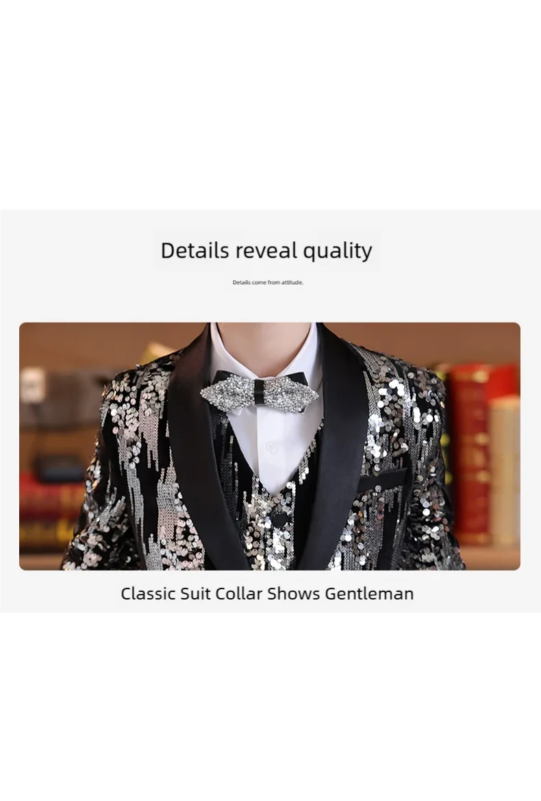 Boys Suit Set for Wedding suit Formal Suit For Boy Classic Tuxedo Children Dresses Korean Suits Piano Performance Costume