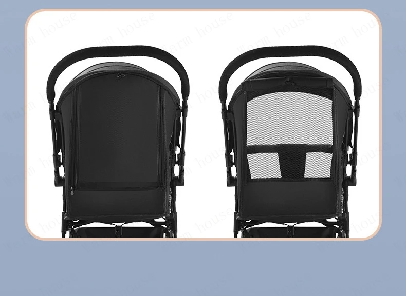 Baby Carriage,Bi-directional ultra lightweight foldable high landscape four wheel shock absorber baby stroller,baby cart