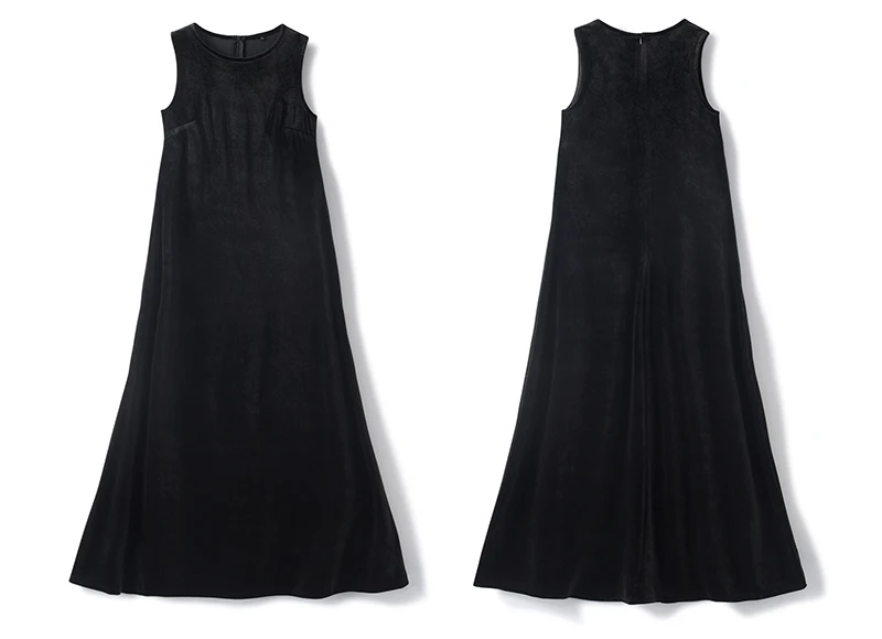 2024 AW Mail's Sister Matching Clothing Women Sleeveless Long Velvet Dress Ladys Knitted Pullover Female Top