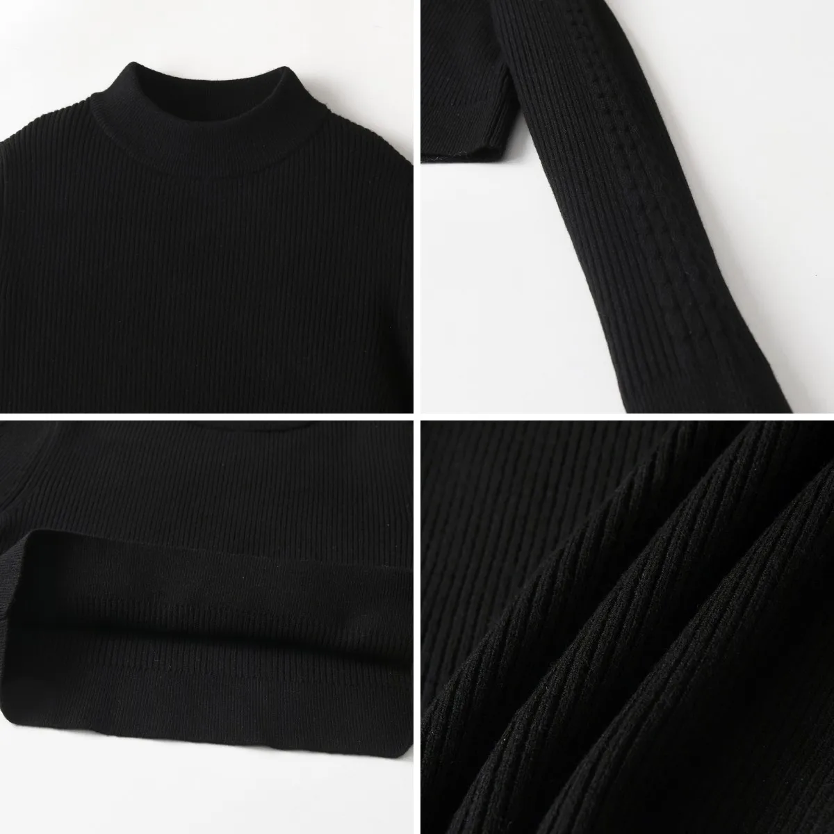2024 AW Mail's Sister Matching Clothing Women Sleeveless Long Velvet Dress Ladys Knitted Pullover Female Top