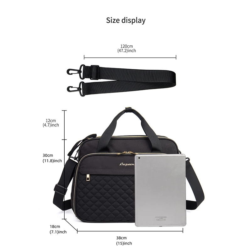 LEQUEEN Baby Diaper Bag Large Capacity Bag for Moms Baby Stroller Organizer Travel Mother Maternity Bags for Baby Women Handbag