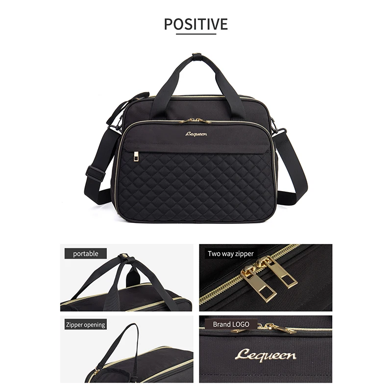 LEQUEEN Baby Diaper Bag Large Capacity Bag for Moms Baby Stroller Organizer Travel Mother Maternity Bags for Baby Women Handbag