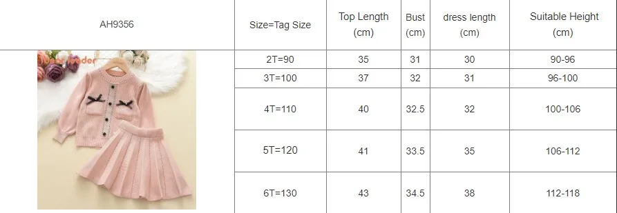 Bear Leader Baby Girls Clothes Set Autumn Winter Cartoon Grape Clothing Set New Kids Knitted Sweet Outfit Children Clothes Suit
