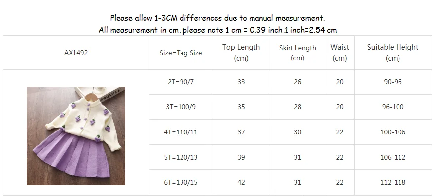 Bear Leader Baby Girls Clothes Set Autumn Winter Cartoon Grape Clothing Set New Kids Knitted Sweet Outfit Children Clothes Suit