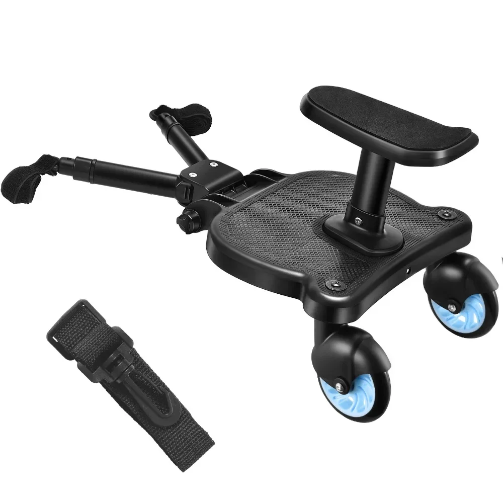 Stable Four-wheel car Children Stroller Pedal Adapter Stroller Accessorie Second Children Auxiliary Trailer Twins Scooter
