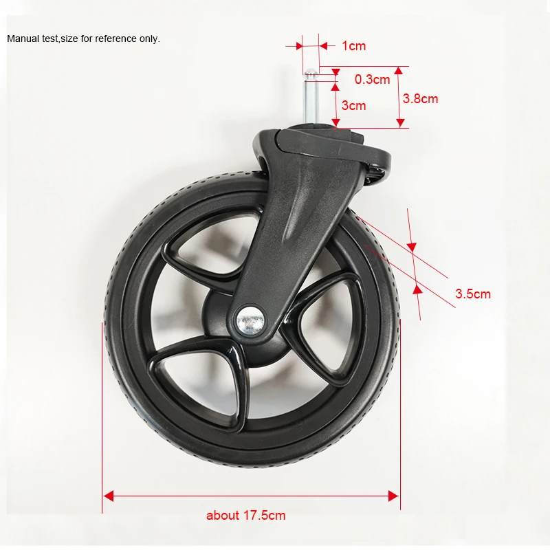 Stroller Wheel For Stokke Xplory V4 V5 V6 Pushchair Front Wheel DIY Buggy Wheel Baby Replacement Accessories