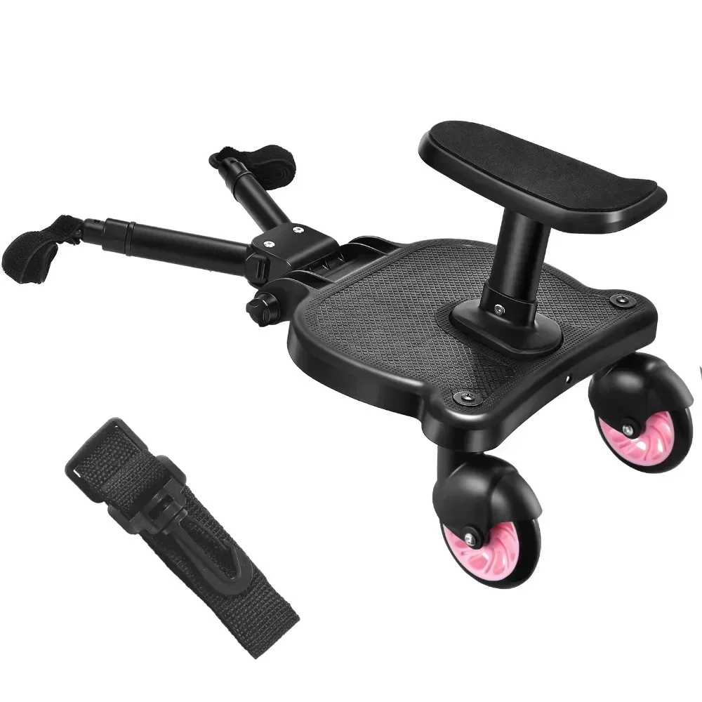 Universal Baby Stroller Accessories Strollers Step Board Adapter with Seat Twins Scooter Baby Accessories Baby Pram Hitchhiker