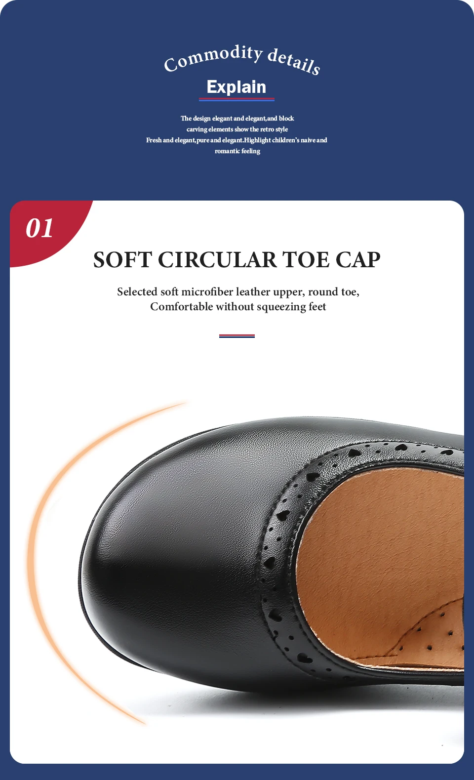 Female Shoe Girl Shoes Black Middle School Student Soft Bottom Comfortable Flat Princess Girls Children's Mother Kids Mary Jane
