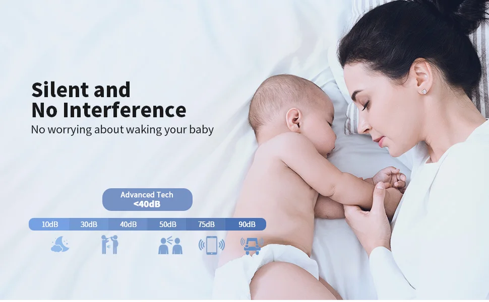 BPA-free USB Portable 2Pcs Electric Breast Pumps Hands Free Wearable Breast Pump Silent Comfort Breast Milk Extractor Collector