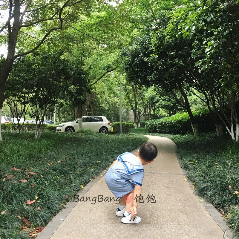 Summer Sister and Brother Clothing Blue Navy Style Dress Short Sleeve Shorts British Academy Dress Set Spanish Baby Clothes
