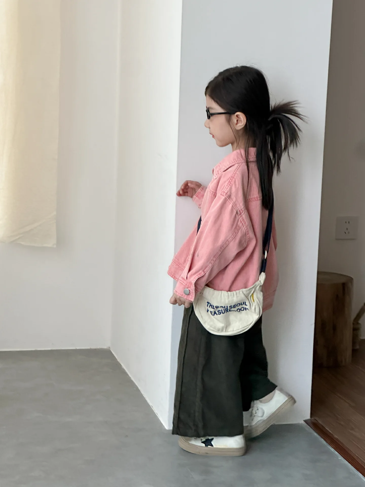 2026 Autumn New Children Long Sleeve Coat Solid Girls Loose Denim Jacket Boys Fashion Casual Cardigan Baby Tops Kids Clothes