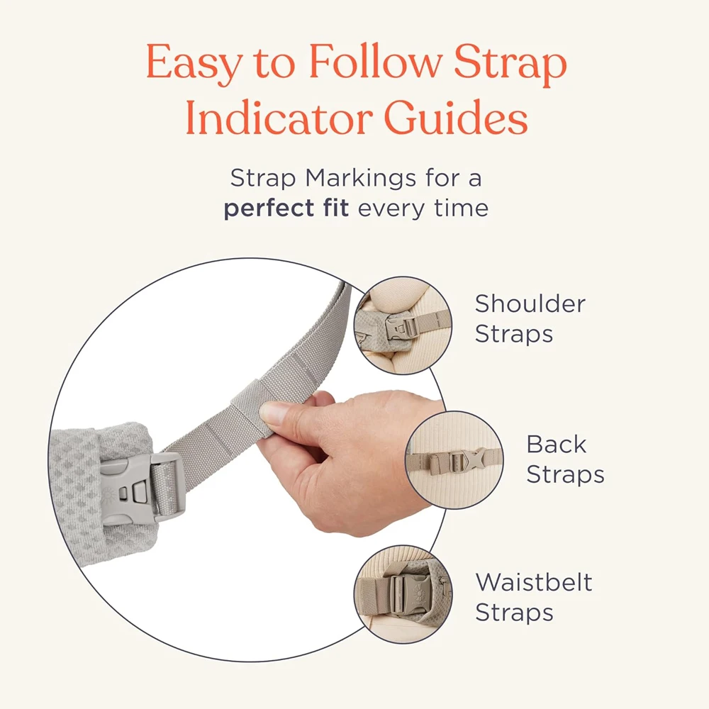 Egobaby Omini the 360 Is a Breathable Mesh Baby Carrier with Ventilation All Around. Designed for Infants to Toddlers. Features Lumbar Support.