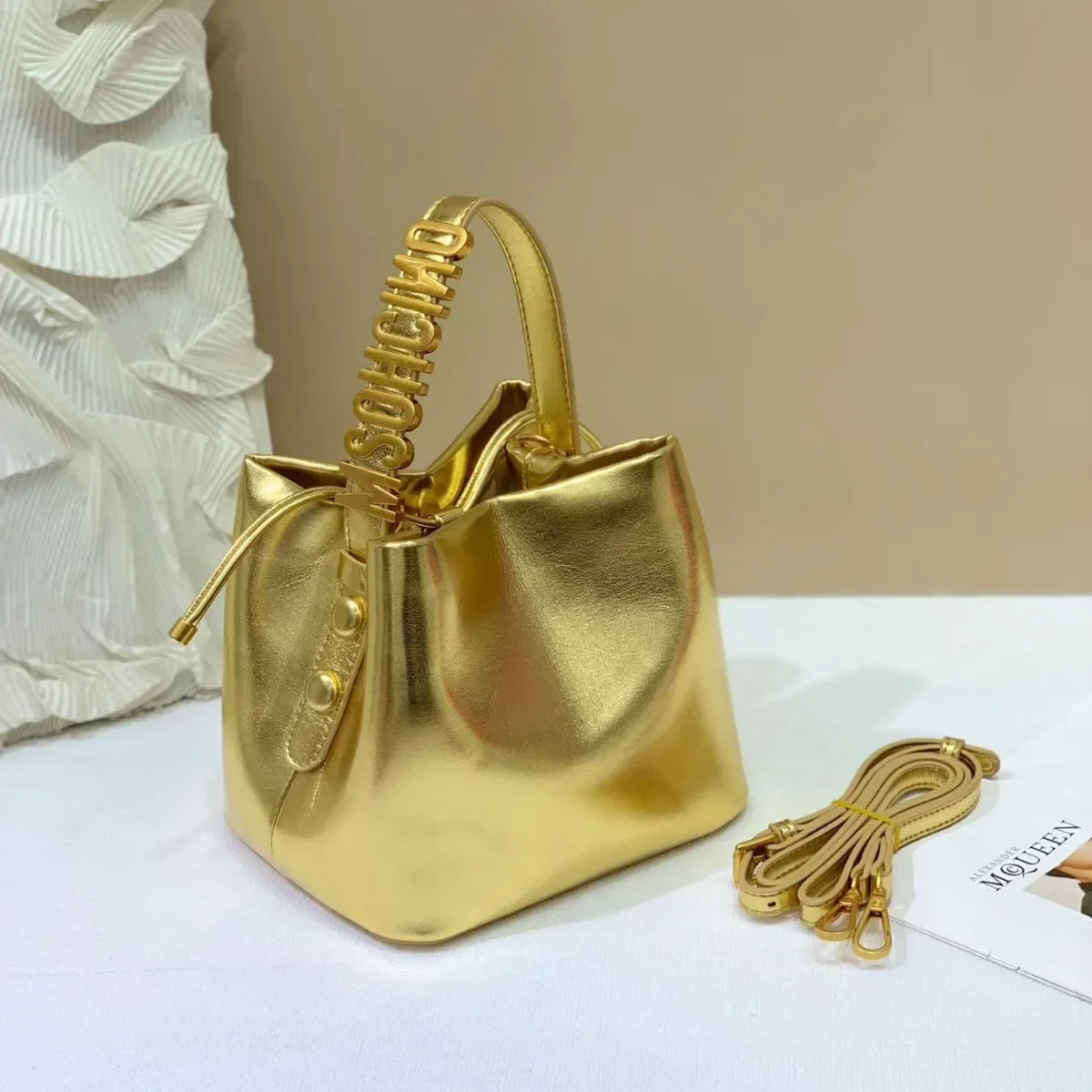 Designer Letter Logo Diaper Bag: Elegant Leather Crossbody Bag For Women With Minimalist Style And Large Tote Capacity
