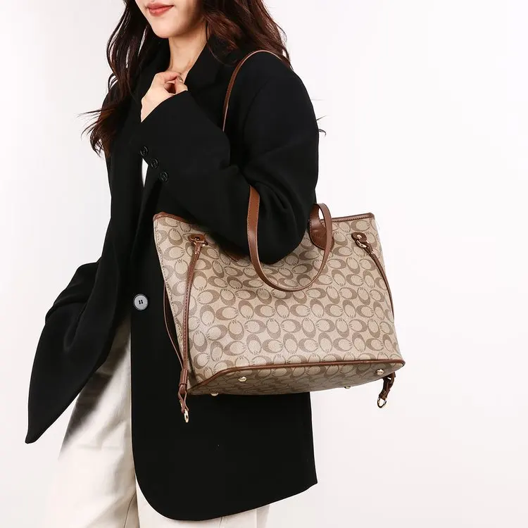 Stylish Unique Party Shopping Vintage Diaper Bag Crossbody Handbag For Women Chic Leather Textured Tote