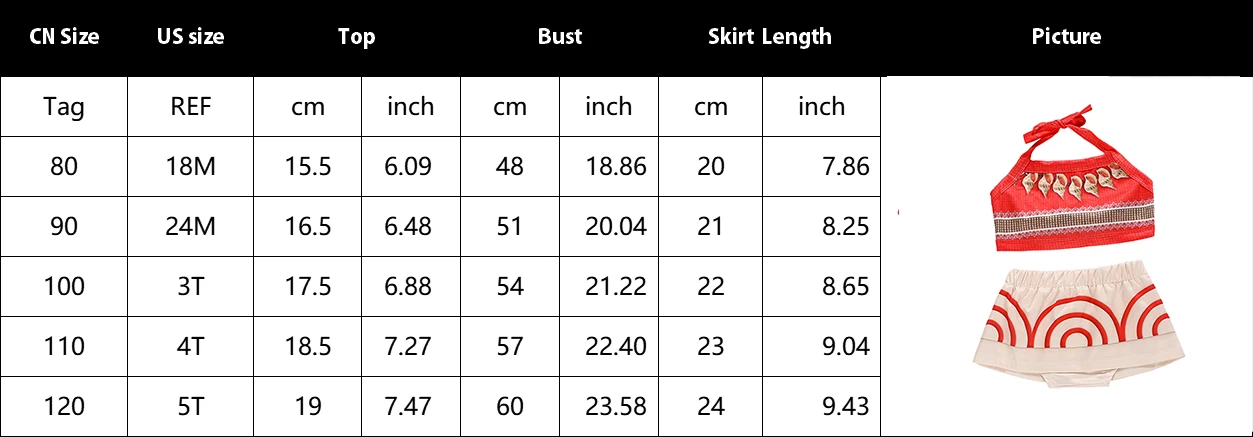 Baby Girl Moana Style Costume 2Pcs Set Kids Top & Pants Toddler Vaiana First Birthday Outfit Children Festival Party Casual Wear