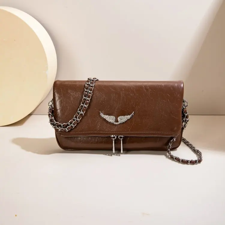 Unique Stylish Diaper Bag For Ladies Leather Handbag Crossbody Vintage Elegant Classic Luxury Trendy Simple Casual Tote