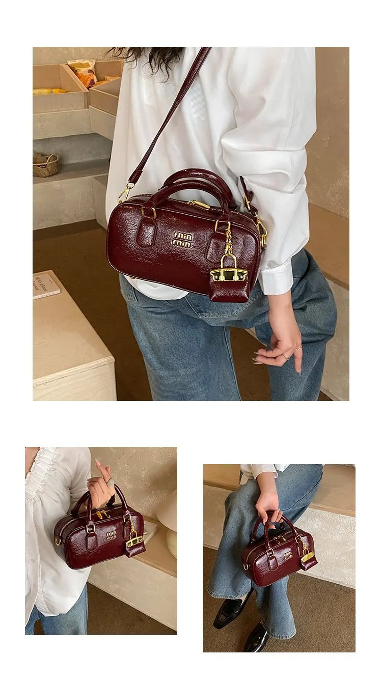 Trendy Classic Designer Diaper Bag Women's Large Capacity Leather Tote Luxury Minimalist Elegant Vintage Fashionable Shoulder