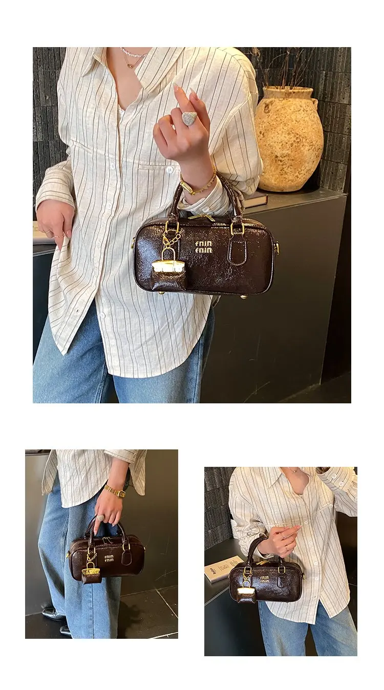 Trendy Classic Designer Diaper Bag Women's Large Capacity Leather Tote Luxury Minimalist Elegant Vintage Fashionable Shoulder