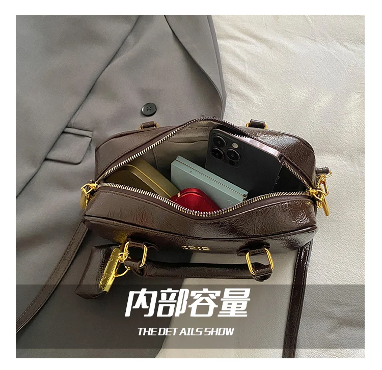 Trendy Classic Designer Diaper Bag Women's Large Capacity Leather Tote Luxury Minimalist Elegant Vintage Fashionable Shoulder