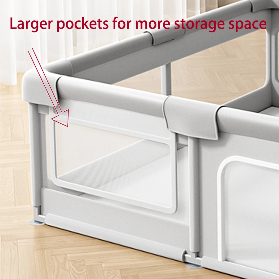 Baby Playpen - Portable Safety Play Yard Use Foldable Design for Home Travel & Playtime Creates Secure Space for Toddlers