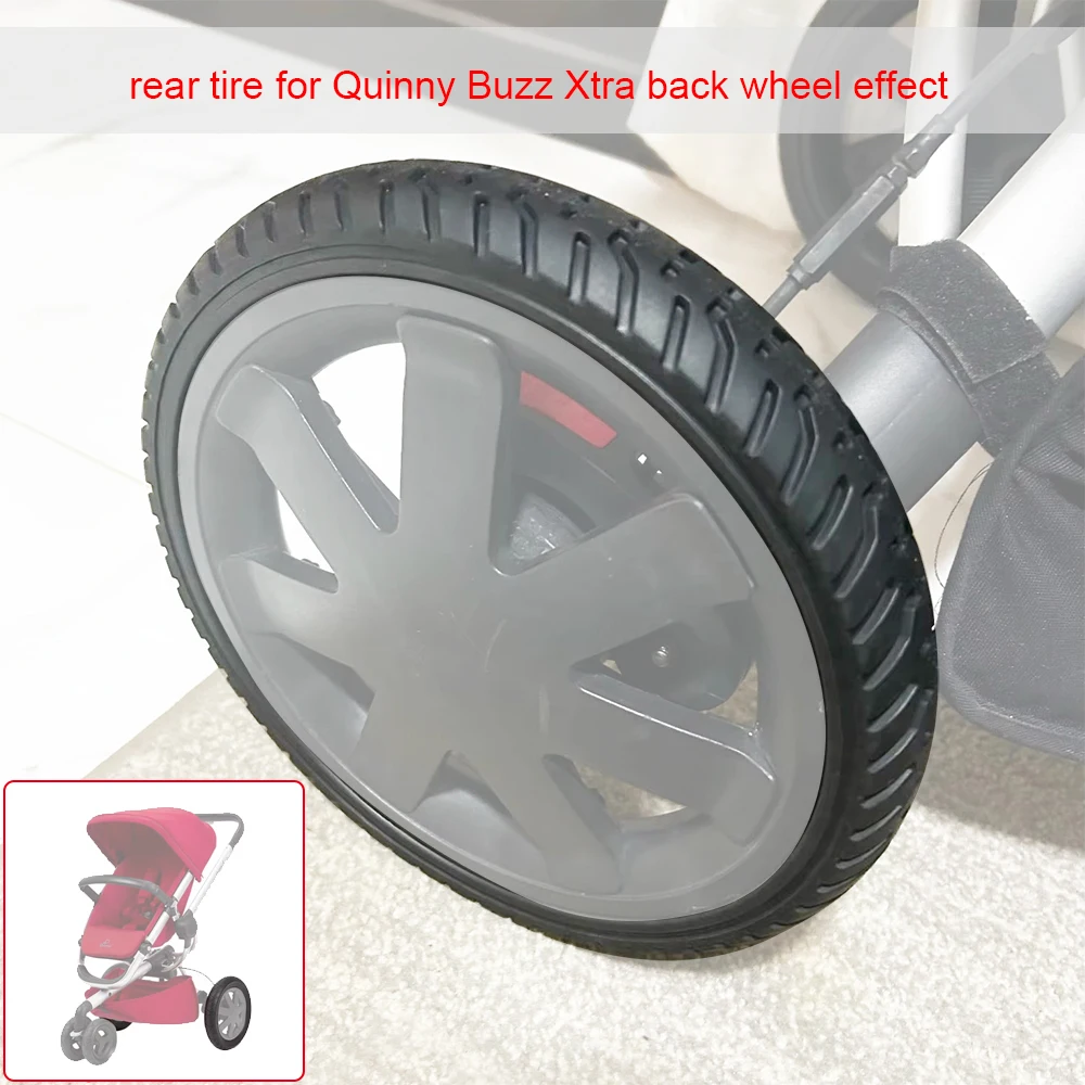 Custom Rear Tire Each For Quinny Moodd Or Buzz Xtra Back Wheel All Terrian Trye Cove With Tread DIY Baby Buggy Accessories