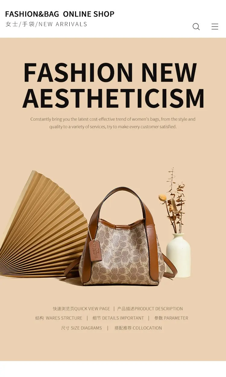 Stylish Solid Color Designer Diaper Bag Women Luxury Leather Tote Large Capacity Elegant Crossbody Handbag For Simple Chic
