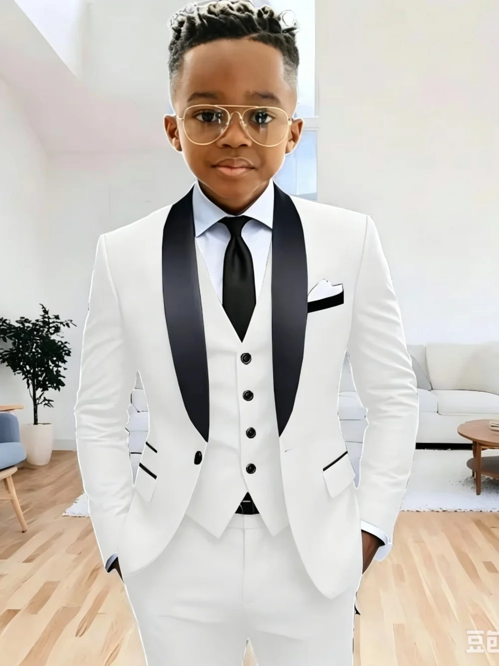 New Arrival Boys Formal Suit Set 3 Pieces Jacket Vest Pants Wedding Tuxedo Kids Shawl Lapel Slim Fit Suits For Birthday 2-20T