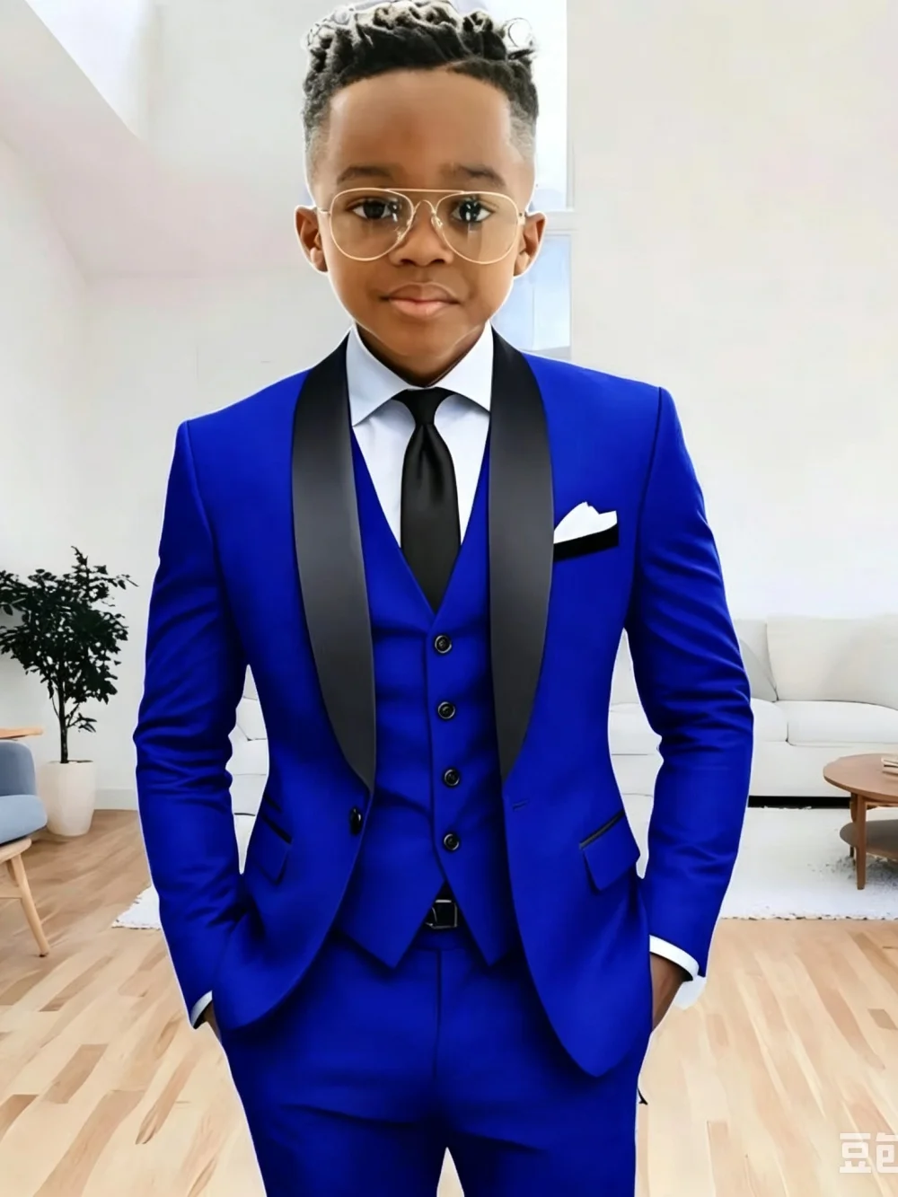 New Arrival Boys Formal Suit Set 3 Pieces Jacket Vest Pants Wedding Tuxedo Kids Shawl Lapel Slim Fit Suits For Birthday 2-20T