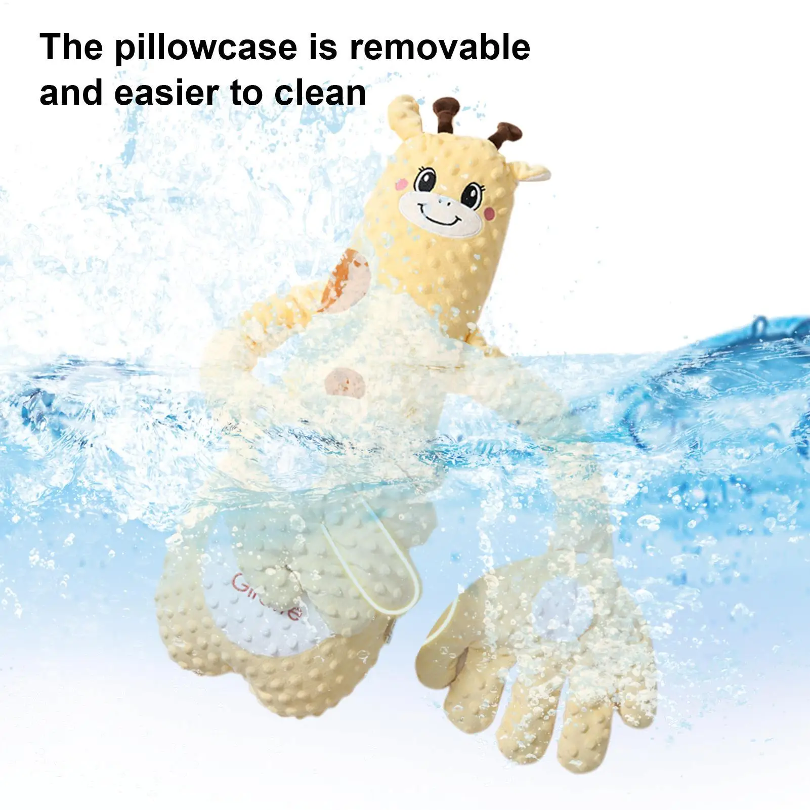 Baby Patting Pillow Stuffed Animal Shape Crib Soother Cushion 3 Adjustable Modes Interactive Cozy Companion For Car Seat