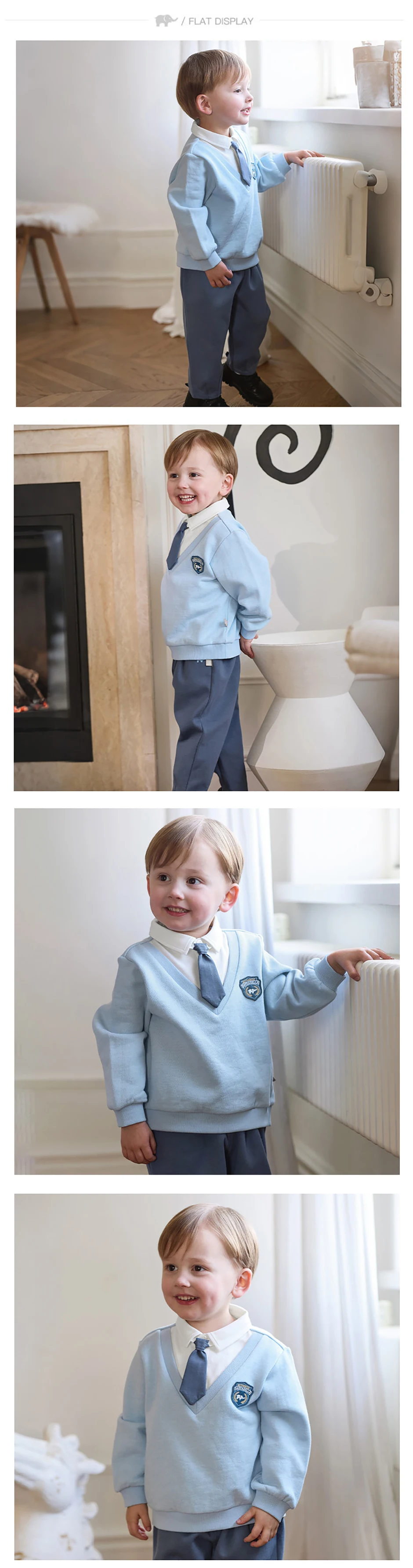 Dave Bella Children Autumn Spring Polo T-shirt Trousers Suits Boys Pullover+Pant 2Pcs Sets Costume Tracksuits Clothes DB3262838