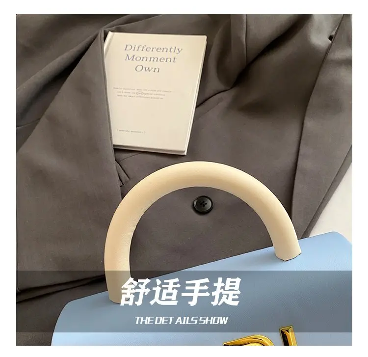 Solid Color Diaper Bag Letter Logo High End Minimalist Trendy Tote Bag For Women Shoulder Bag Large Capacity