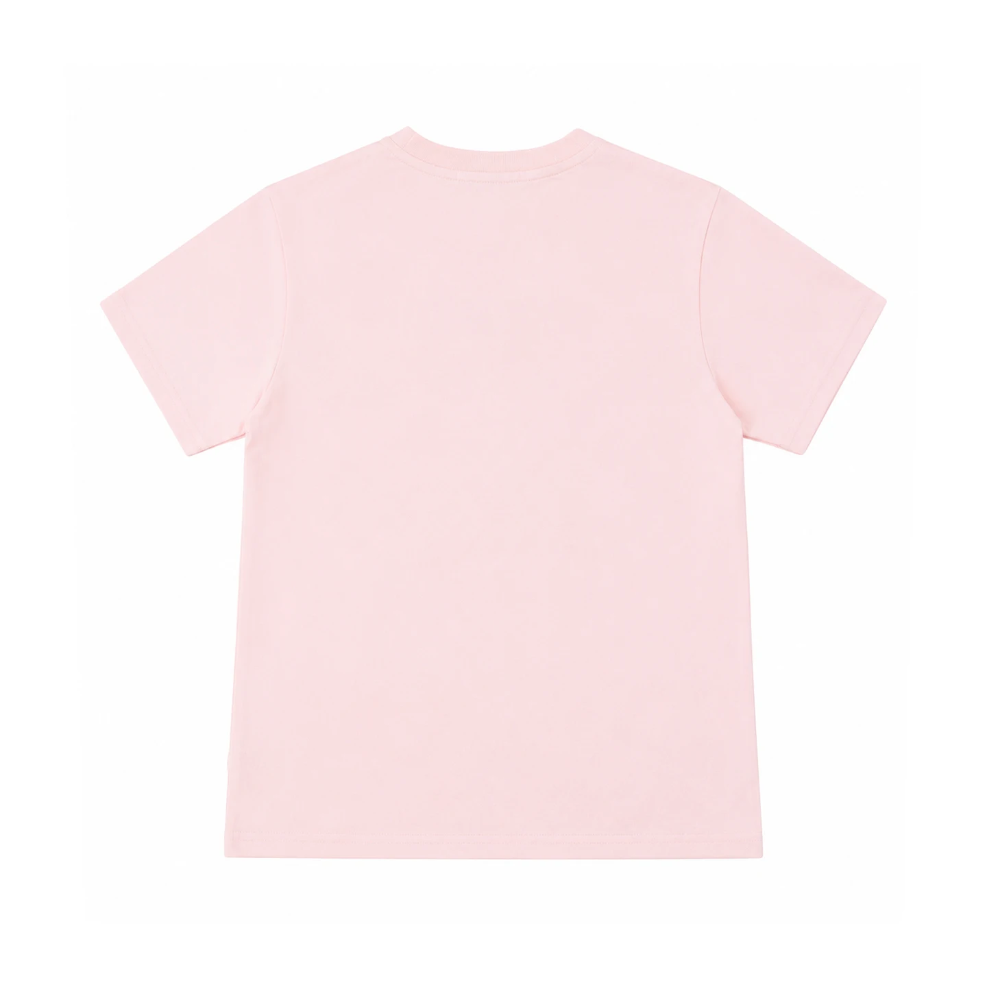 CH Girls Pink Short Sleeve T-shirt 3D Bear Doll CHHC Letter Embroidery Round Neck Casual Summer Kids Cute Daily Tops