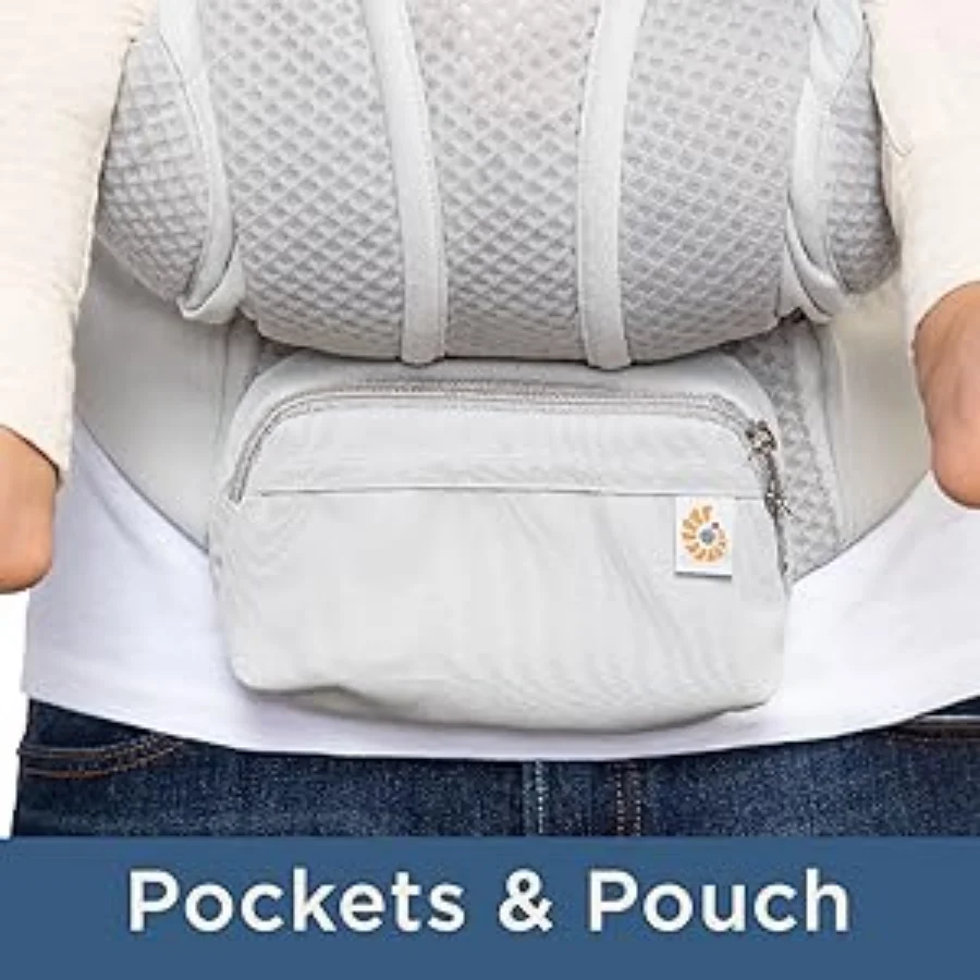 Egobaby All Carry Positions Breathable mesh baby carrier, enhancing lumbar support and airflow (7-45 pounds)