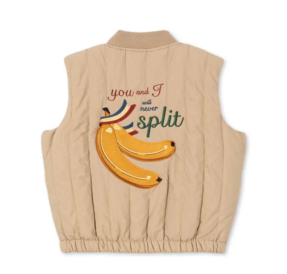 -Cute Fruit Kitten Candy Pattern Embroidered Winter Coat Zipper Baseball Jacket for Children Back Printed 2026 New Children Coat
