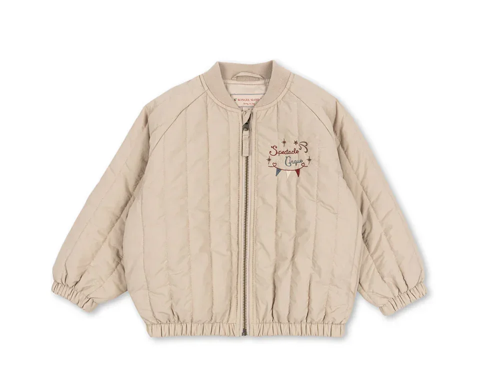-Cute Fruit Kitten Candy Pattern Embroidered Winter Coat Zipper Baseball Jacket for Children Back Printed 2026 New Children Coat